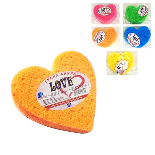 Губка банна "LOVE", G-441324 Губка банна "LOVE", G-441324