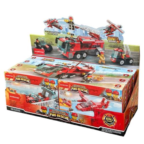 Конструктор рятувальна технікаLELEBROTHER Fire Rescue 8611, 8611