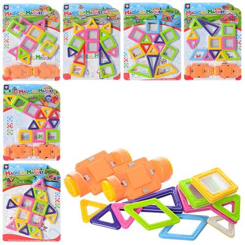 Конструктор магнитный, от 22 деталей, M258ABCDEF Конструктор магнитный, от 22 деталей, M258ABCDEF