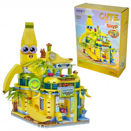 Конструктор БАНАНОВИЙ-РАЙ КАФЕ 648деталей, 36016-36 Конструктор БАНАНОВИЙ-РАЙ КАФЕ 648деталей, 36016-36
