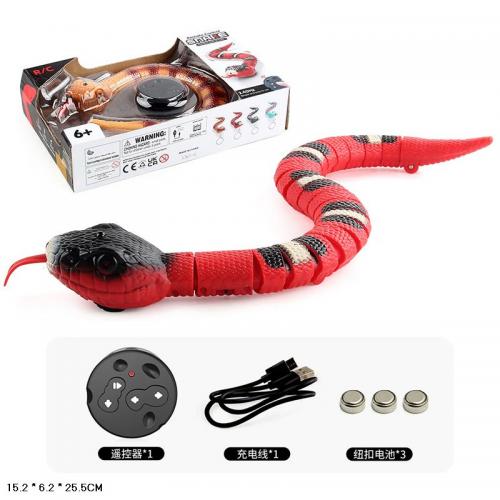 Тварина інтерактивна змія на р/к, 3 види мікс, короб.15,2*6,2*25,5см., 218B-6B-7A-7B