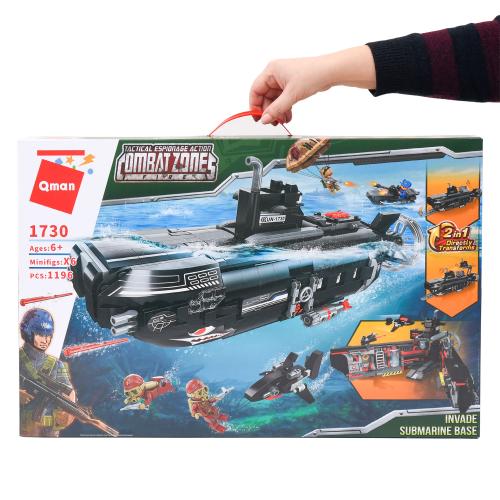 Конструктор Qman, 1196 деталей, 1730 Qman