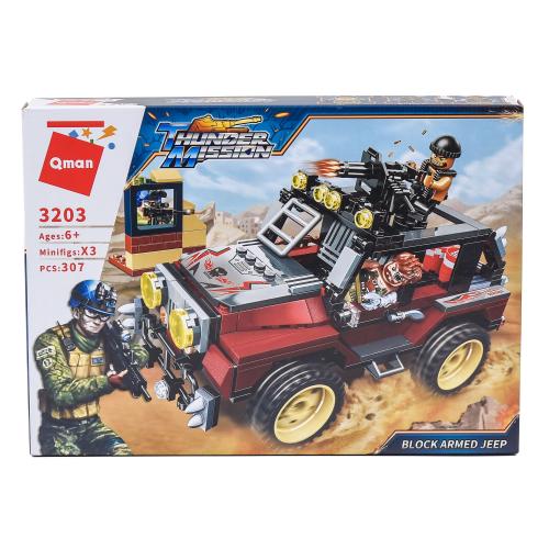 Конструктор Qman, 307 деталей, 3203 Qman