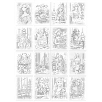 Дитяча розмальовка "Cafe in Paris", 23316