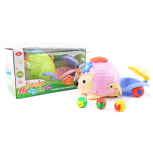 Ёжик, с тележкой, 2 цвета, в кор-ке, 8801-4