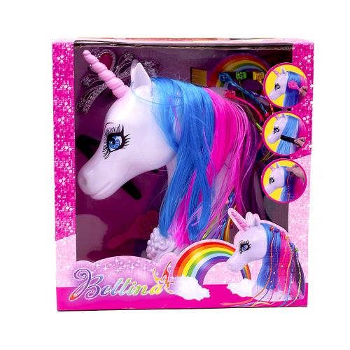 Голова для причёсок, единорог, 68275 Голова для причёсок, единорог, 68275