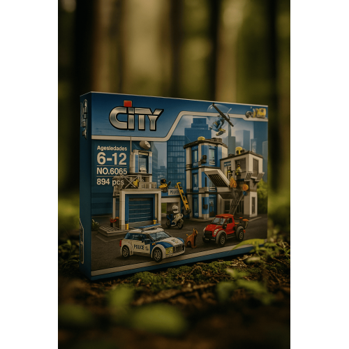 Конструктор у коробці, поліцейська ділянка,894 деталі, 2E10605