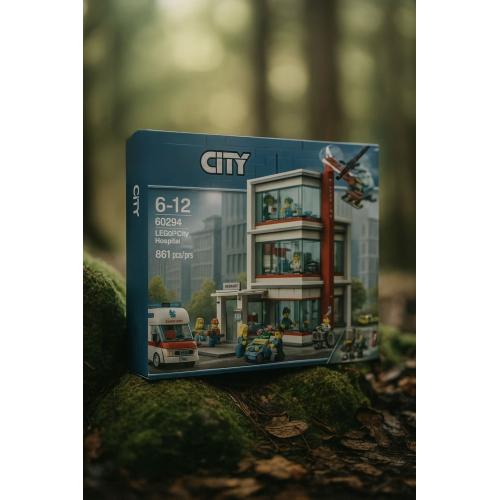 Конструктор у коробці, лікарня, 861 деталі, 1E60204