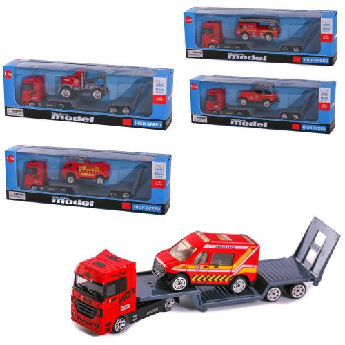 Трейлер, металл, 6 видов, в кор-ке, TN-1066-2