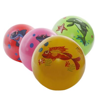 Мяч резиновый "Морские жители", YW1893