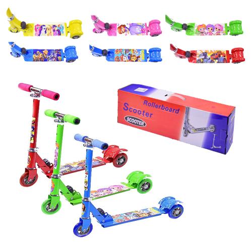 Самокат, 3 цвета, 3 кол., в кор-ке, 11085 Самокат, 3 цвета, 3 кол., в кор-ке, 11085