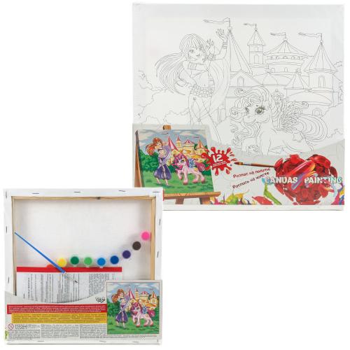 Набор для творч. Роспись на пол. Canvas 30*31/10, ДТ-ОО-09195