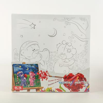 Набор для творч. Роспись на пол. Canvas 30*31/10, ДТ-ОО-09195