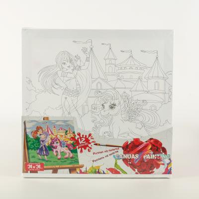 Набор для творч. Роспись на пол. Canvas 30*31/10, ДТ-ОО-09195