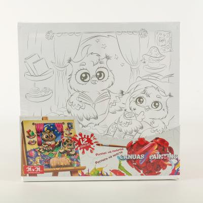 Набор для творч. Роспись на пол. Canvas 30*31/10, ДТ-ОО-09195