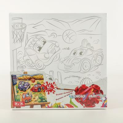 Набор для творч. Роспись на пол. Canvas 30*31/10, ДТ-ОО-09195