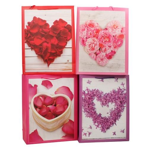 Пакет подарунковий "Heart roses", 88570-L