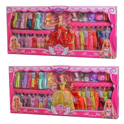 Лялька з нарядами, 28 см, 2 кол, в кор-ці, 094D5 Лялька з нарядами, 28 см, 2 кол, в кор-ці, 094D5