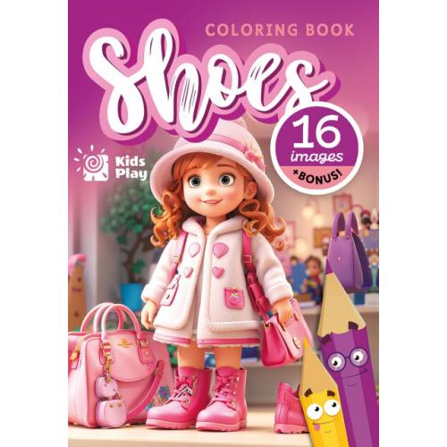 Дитяча розмальовка "Shoes", 23349 Дитяча розмальовка "Shoes", 23349