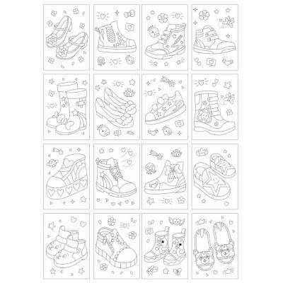 Дитяча розмальовка "Shoes", 23349 Дитяча розмальовка "Shoes", 23349