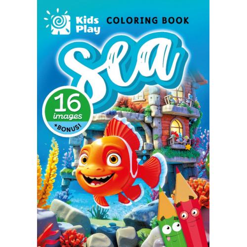 Дитяча розмальовка "Sea", 23347 Дитяча розмальовка "Sea", 23347