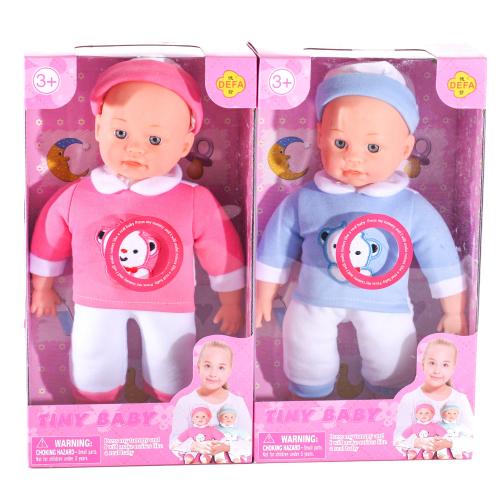 Пупс DEFA, 31 см, 2 види, в кор-ці, 5076 Пупс DEFA, 31 см, 2 види, в кор-ці, 5076