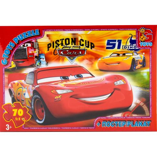 Пазлы из серии "Тачки", 70 элементов	, GP-Z10189