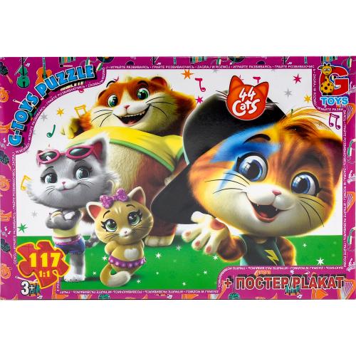 Пазлы из серии "44 котёнка", 117 элементов, GP-YT57