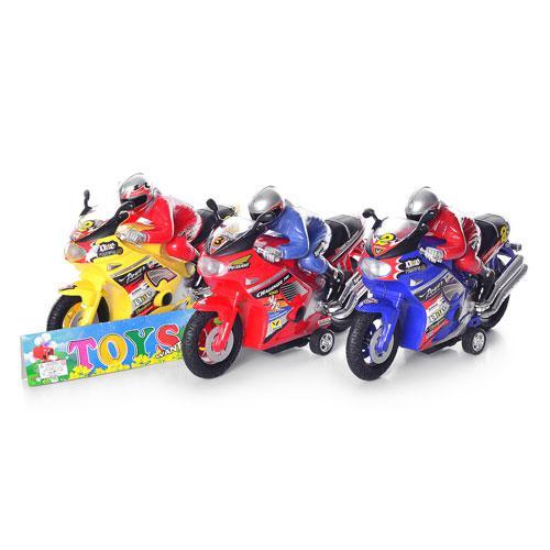 Мотоцикл, инерц-й, микс цветов, в кульке, 3135-1 Мотоцикл, инерц-й, микс цветов, в кульке, 3135-1