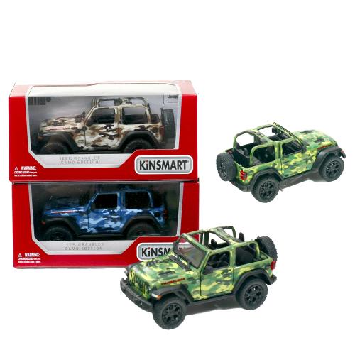 Машинка металлическая Jeep Wrangler Camo Edition, KT 5420 WA Машинка металлическая Jeep Wrangler Camo Edition, KT 5420 WA