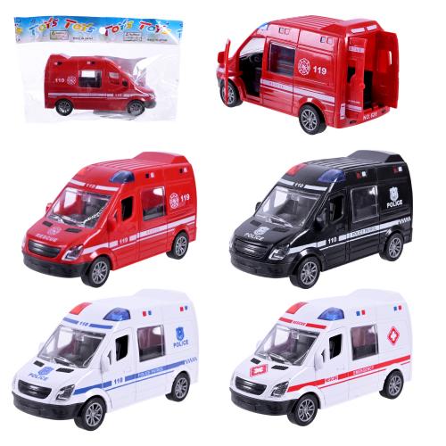 Машина інерц 4 види пакет 19*5*15 см, 629-6 Машина інерц 4 види пакет 19*5*15 см, 629-6