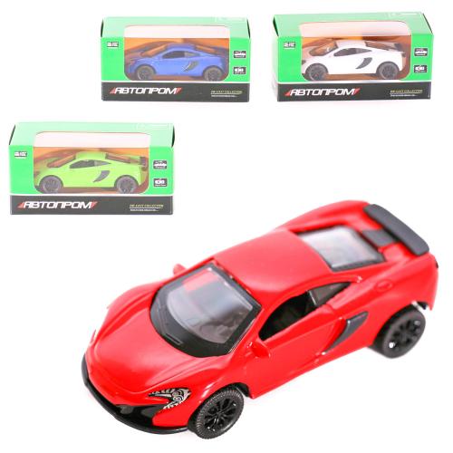 Спортивная машина "АВТОПРОМ", металл, микс цветов, в кор-ке, 7T-7649 Спортивная машина "АВТОПРОМ", металл, микс цветов, в кор-ке, 7T-7649