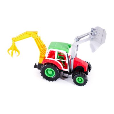 Трактор, инерц-й, 2 вида, в кульке, 168-50-51