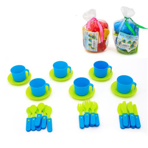 Посуд 30 предметів в сітці, KW-04-420 Посуд 30 предметів в сітці, KW-04-420