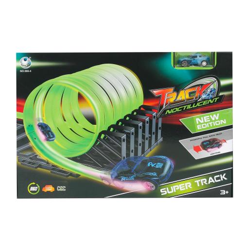 Трек гоночный, с машинками, свет, 066-4 Трек гоночный, с машинками, свет, 066-4