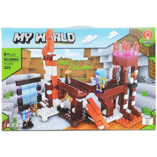 Конструктор Minecraft "Лава"305 дет., 85003