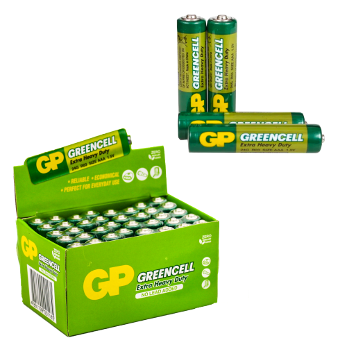 Батарейки GP GREENCELL AAA, R3