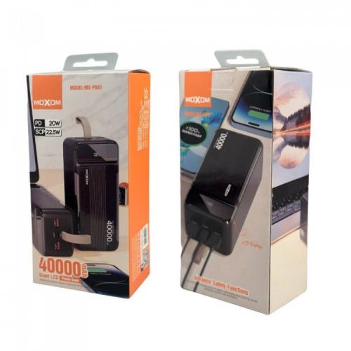 Power Bank MOXOM, 40000 mAh, MX-PB61