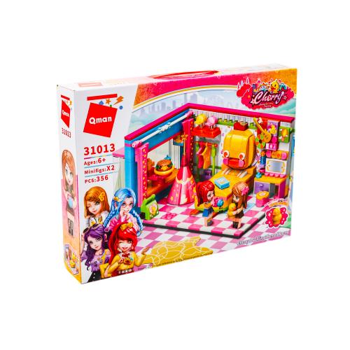 Конструктор Qman 31013 Cherry duckling кімната-студія, фігурки, меблі, 356 деталей, 31013 Qman