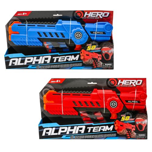 Пістолет 1040 Alpha Team Hero з 4-ма м'якими кулями, 1040