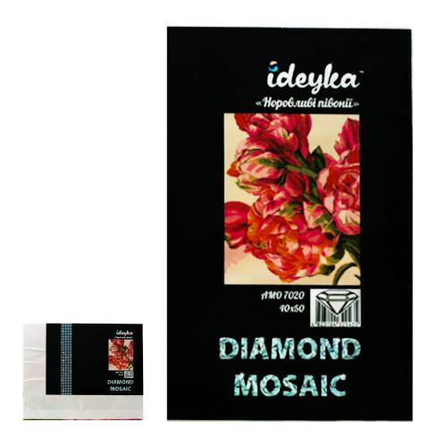 Набор с алмазной мозаикой "Строптивые пионы", ID-AMO7020 Набор с алмазной мозаикой "Строптивые пионы", ID-AMO7020