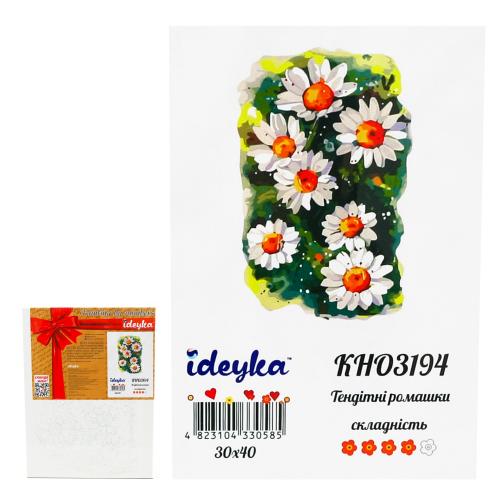 Набор для росписи по номерам "Нежные ромашки", iD-KHO3194