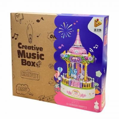 Конструктор МУЗИЧНА СКРИНЬКА-КАРУСЕЛЬ 430 дет.