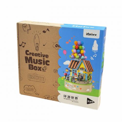 Конструктор МУЗИЧНА СКРИНЬКА-БУДИНОЧОК З ПОВІТРЯНИХ КУЛЬОК 528 дет., 656014