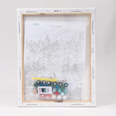 Набор для росписи по номерам "Свидание у озера", 40х50 см, ID-KHO2271 Набор для росписи по номерам "Свидание у озера", 40х50 см, ID-KHO2271