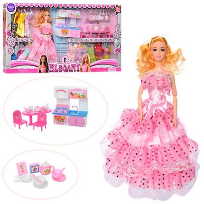 Лялька з нарядами, 29 см, мікс видів, в кор-ці, 178