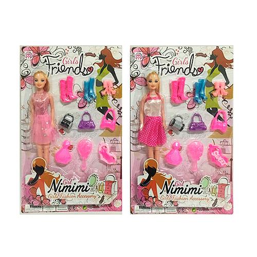 Кукла, 2 вида, на листе, 8865-2