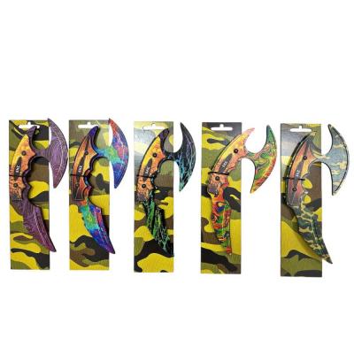 Ніж дерев'яний "Керамбіт сокира"