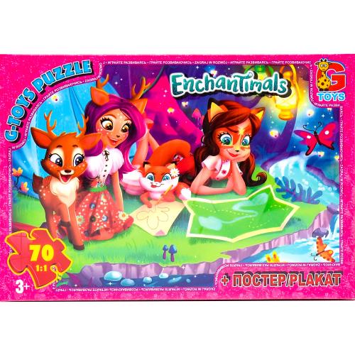 Пазлы из серии "Enchantimals", 70 элементов, GP-EA209