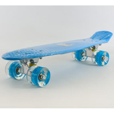 Скейт Пенни со светящимися колесами, металлическая подвеска, SL-2-9